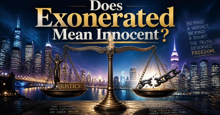 Does Exonerated Mean Innocent?