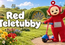 Red Teletubby Po: Name, Personality, Scooter, Cast, and Teletubbies History Red Teletubby